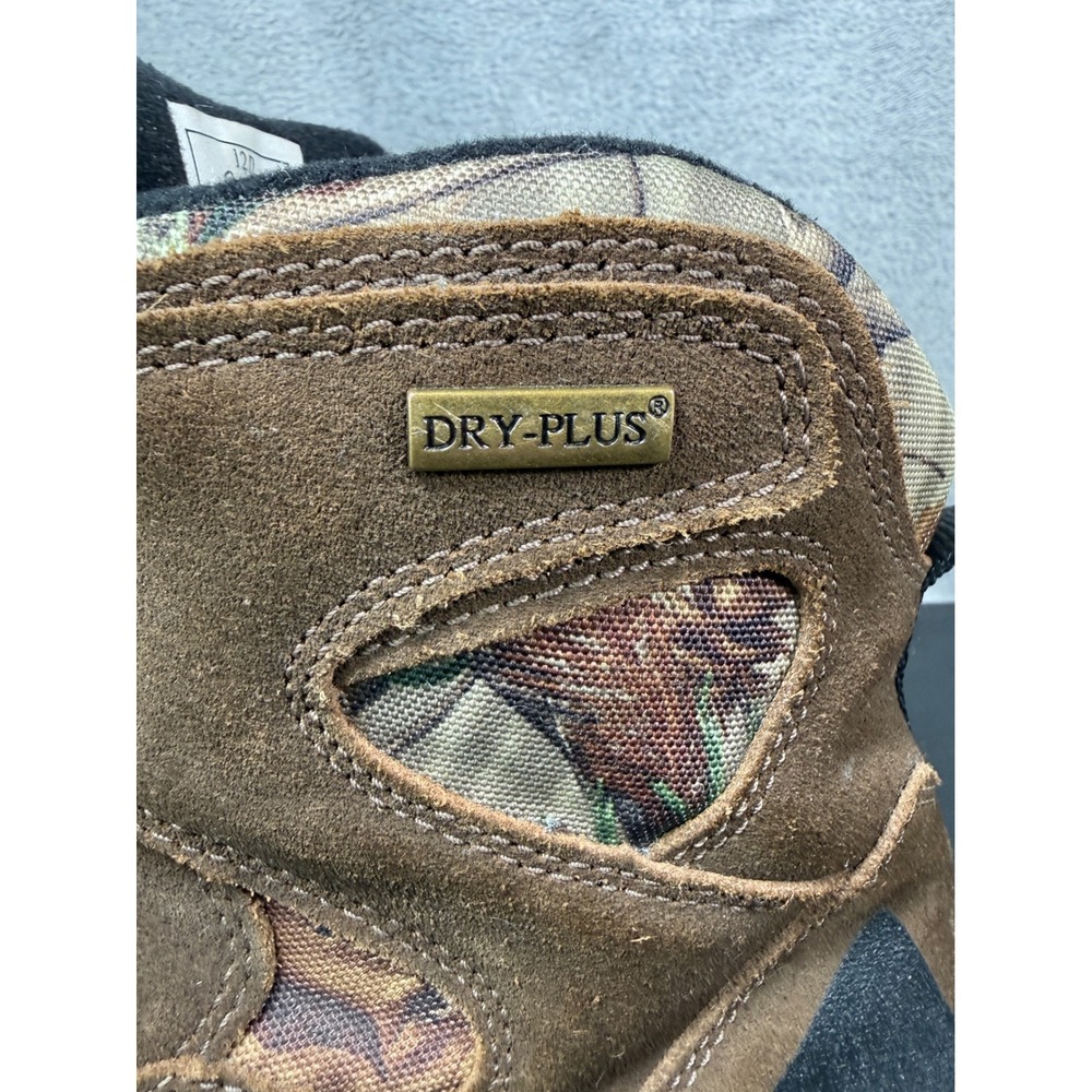 Cabelas Hunting Boots Mens 12 Brown Camo BOA Lacing Dry-Plus Thinsulate 81-8420 - Picture 5 of 12